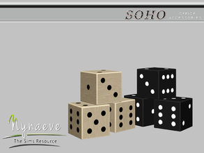 Sims 3 — Dice by NynaeveDesign — Soho Office - Dice Located in: Decor - Miscellaneous Price: 121 Tiles: 0.5x0.5