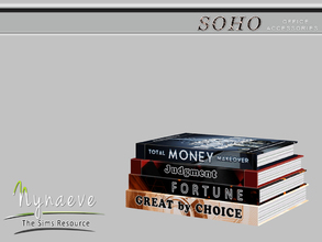 Sims 3 — Books v2 by NynaeveDesign — Soho Office - Books v2 Located in: Decor - Miscellaneous Price: 121 Tiles: 0.5x0.5