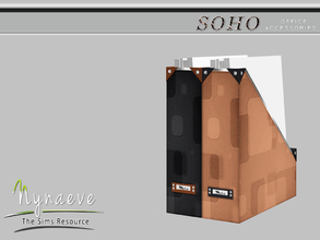 Sims 3 — Magazine Files by NynaeveDesign — Soho Office - Magazine Files Located in: Decor - Miscellaneous Price: 121