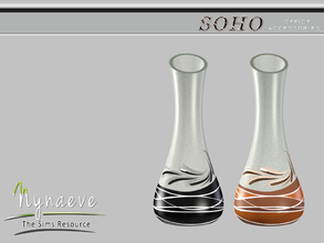 Sims 3 — Soho Vase v1 by NynaeveDesign — Soho Office - Vase v1 Located in: Decor - Miscellaneous Price: 121 Tiles: