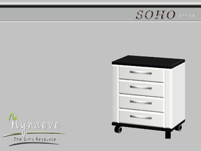Sims 3 — Soho Office Organizer by NynaeveDesign — Soho Office - Organizer Located in: Storage - Bookcases Price: 250