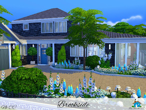 Sims 4 — Brookside - Nocc by sharon337 — Brookside is a family home built on a 40 x 30 lot in Willow Creek, Value
