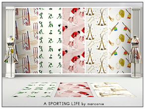 Sims 3 — A Sporting Life_marcorse by marcorse — Five Themed patterns concentrating on sports. [If you do not wish to