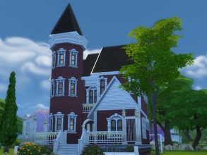 Sims 4 — 15 Laurel Lane - Red Brick Victorian by cm_11778 — A beautiful red brick Victorian home on a small lot with 3