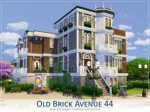 Sims 4 — Old Brick Avenue 44 - The Queen's House by Lhonna — Old Brick Avenue project Real estate agency Hammer and