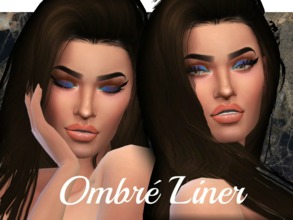 Sims 4 — Eyeliner color gradient v1 by Chickenmarmelade — 