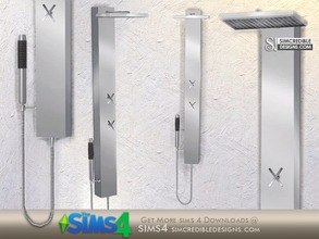 Sims 4 — Realce shower by SIMcredible! — by SIMcredibledesigns.com available at TSR