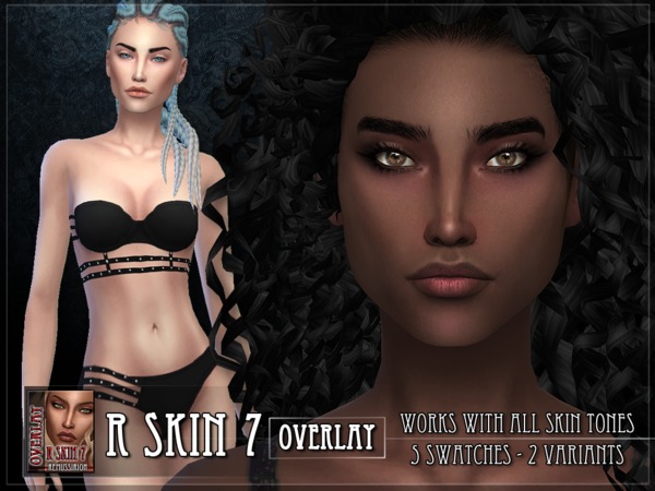 Sims 4 — R skin 7 - FEMALE - OVERLAY by RemusSirion — The oeverlay version of my 7th skin for female sims! The overlay