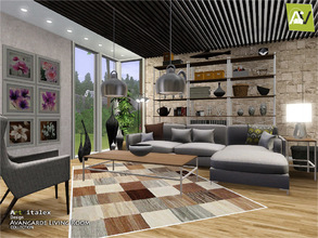 Sims 3 — Avangarde Living Room by ArtVitalex — - Avangarde Living Room - ArtVitalex@TSR, Apr 2017 - All objects are