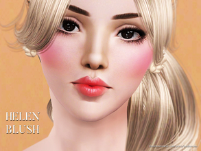 Sims 3 — Helen Blush by Pralinesims — 2 recolorable channels.
