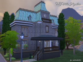 Sims 4 — MB-Villa_Agatha by matomibotaki — MB-Villa_Agatha, In bygone days Villa Agatha was an estate full of joy and
