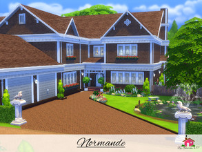 Sims 4 — Normande - Nocc by sharon337 — Normande is a family home built on a 50 x 50 lot in Willow Creek, Value $456,982