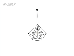Sims 4 — [ECO kitchen] - ceiling lamp by Severinka_ — Ceiling lamp loft style Build/Buy category: Lighting / Ceiling