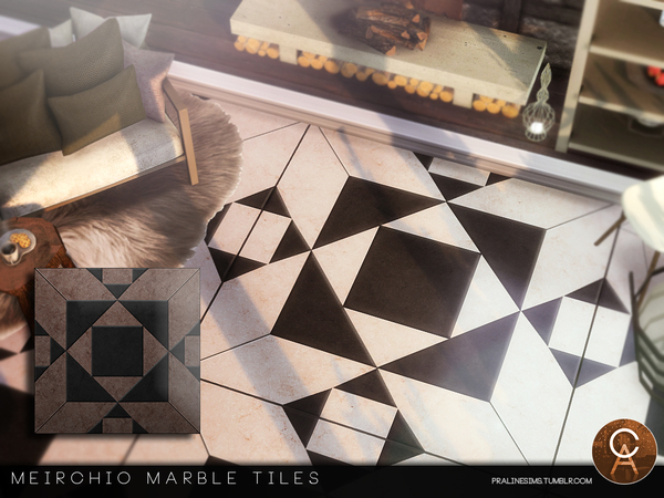Sims 4 — Meirchio Marble Tiles by Pralinesims — By Pralinesims