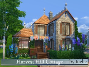 Sims 4 — Harvest Hill Cottage by Ineliz — The Harvest Hill Cottage is a perfect little house for a small family. Happy