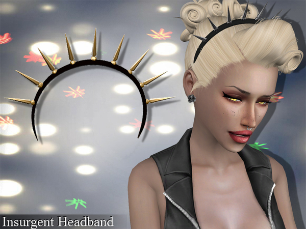 Sims 4 — Genius Insurgent Headband by Genius6662 — - New Mesh - All Lods - 4 Colors - Custom Thumbnail