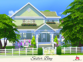 Sims 4 — Sister Bay by sharon337 — Sister Bay is a family home built on a 30 x 20 lot in Newcrest. Value $147,806 It has