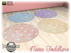 Sims 4 — nana toddlers rug by jomsims — nana toddlers rug