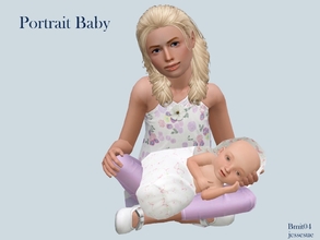 Sims 3 — Portrait Baby by jessesue2 — Another set from my portrait poses design to include a child and a baby. This pose