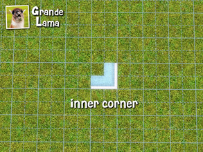 Sims 3 — Poolside - inner corner by GrandeLama — Part of the GrandeLama Poolside set.