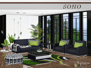 Sims 3 — Soho Living Room by NynaeveDesign — A living room that gives off a contemporary vibe is a pleasure to return
