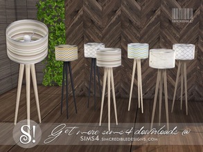 Sims 4 — Solatium lamp by SIMcredible! — by SIMcredibledesigns.com available at TSR 9 colors variations