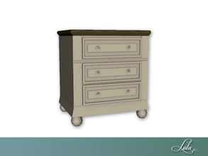 Sims 3 —  Bedford Bedroom End Table by Lulu265 — Part of the Bedford Bedroom Set Fully CAStable 