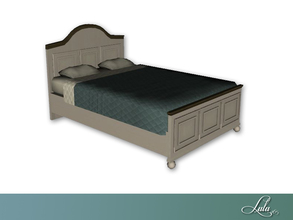 Sims 3 —  Bedford Bedroom Bed by Lulu265 — Part of the Bedford Bedroom Set Fully CAStable 