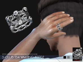 Sims 4 — S-Club ts4 WM RINGS  201702 by S-Club — RINGS for men, apply for female too, 2 colors, hope you like it;