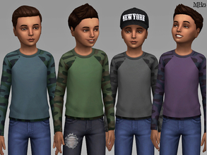 Sims 4 — S4 Boys Camouflage Tops by Margeh-75 — -4 kinds -cas thumbnail -Everyday/athletic/sleep/party Please do not