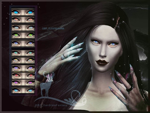 Sims 4 — Eyes Plasma by DanSimsFantasy — For an intense look with structures of luminous filament, ray and layers of