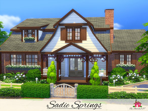 Sims 4 — Sadie Springs - Nocc by sharon337 — Sadie Springs is a family home built on a 40 x 30 lot in Newcrest. Value
