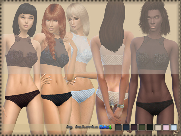 Sims 4 — Underpants by bukovka — Underpants for women from teenagers to adulthood. It is installed autonomously, 8