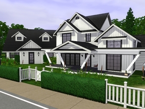 Sims 3 — White Villa 88 by gabi892 — White Villa 88 is large family Villa on 2 floors. House is combination of