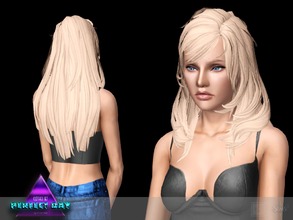 Sims 3 — Perfect day hair #2 by Shushilda2 — Straight hair - conversion - low poly 
