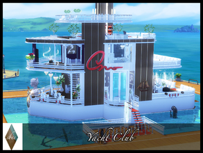 Sims 4 — The Yacht Club by sbee — This is your High end dining experience, only the Exclusive get invited to The Yacht