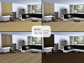 Sims 3 — Wooden Tiles Set by Prickly_Hedgehog — Lovely wooden tiles for floors, walls etc. Comes in both horizontal and