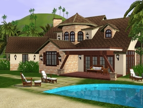 Sims 3 — Mediterranean Villa by gabi892 — Mediterranean Villa large family Villa on 2 floors. House is combination of