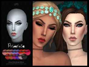 Sims 4 — PnF | Primrose by Plumbobs_n_Fries — New Lips 14 Colours 