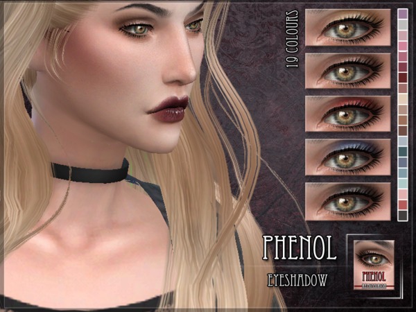 Sims 4 — Phenol Eyeshadow by RemusSirion — Phenol Eyeshadow for the Sims 4 HQ mod compatible, but the preview pictures