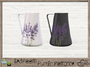 Sims 4 — Rustic Romance Lavender Set Can by BuffSumm — Part of the *Bedroom Rustic Romance* ***TSRAA***