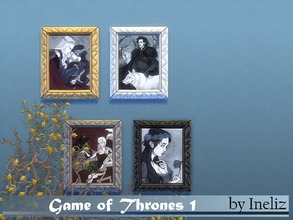 Sims 4 — Game of Thrones 1 by Ineliz — A set of portraits of the characters from the Game of Thrones. 