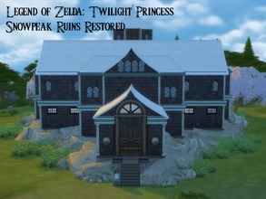 Sims 4 — Zelda Twilight Princess  - Snowpeak Ruins Restored by Kasumi_Sasori2 — A recreation of the dungeon called