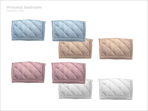 Sims 4 — [Princess Bedroom] - double bed pillows by Severinka_ — Pillows for double bed From the set 'Princess bedroom'