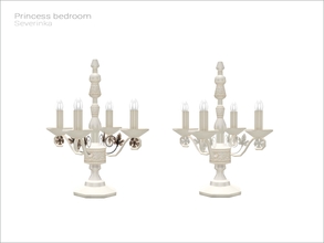 Sims 4 — [Princess Bedroom] - table lamp by Severinka_ — Table lamp From the set 'Princess bedroom' Build / Buy category: