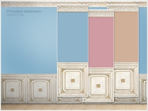 Sims 4 — [Princess Bedroom] - wood classic panels by Severinka_ — Wood classic panels From the set 'Princess bedroom'