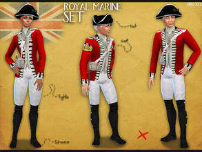 Sims 4 — Bruxel - Royal Marine Set by Bruxel — The Royal Marine Set. A historic peroid set for your game. With a blend of