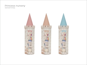 Sims 4 — [Princess nursery] - castle bookshelf by Severinka_ — Castle bookshelf (functional) From the set 'Princess