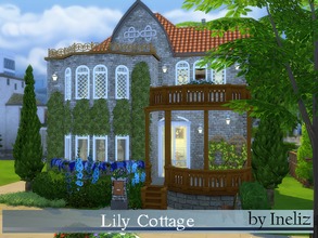Sims 4 — Lily Cottage by Ineliz — The Lily Cottage is a perfect little house for a small family. Happy simming!