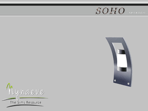 Sims 3 — Soho Wall Fixture by NynaeveDesign — Soho Bedroom - Wall Fixture Located in: Lighting - Wall Lighters Price: 100